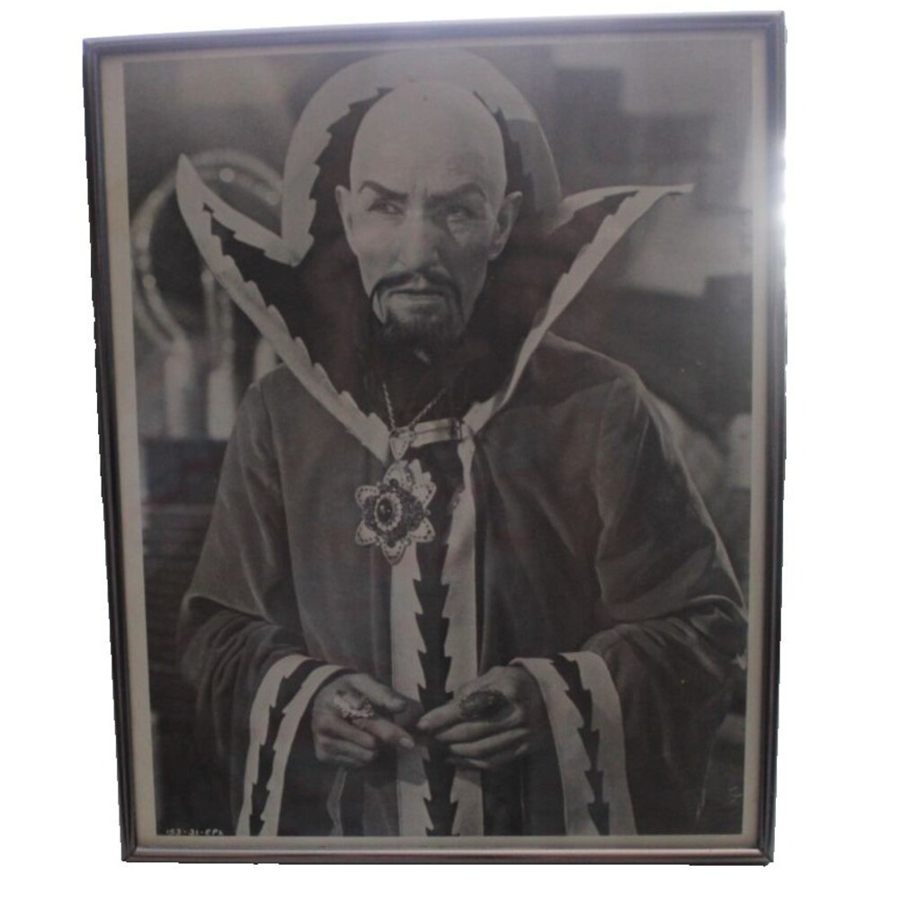 Rare Vintage Ming the Merciless 8X10 B & W From Flash Gordon